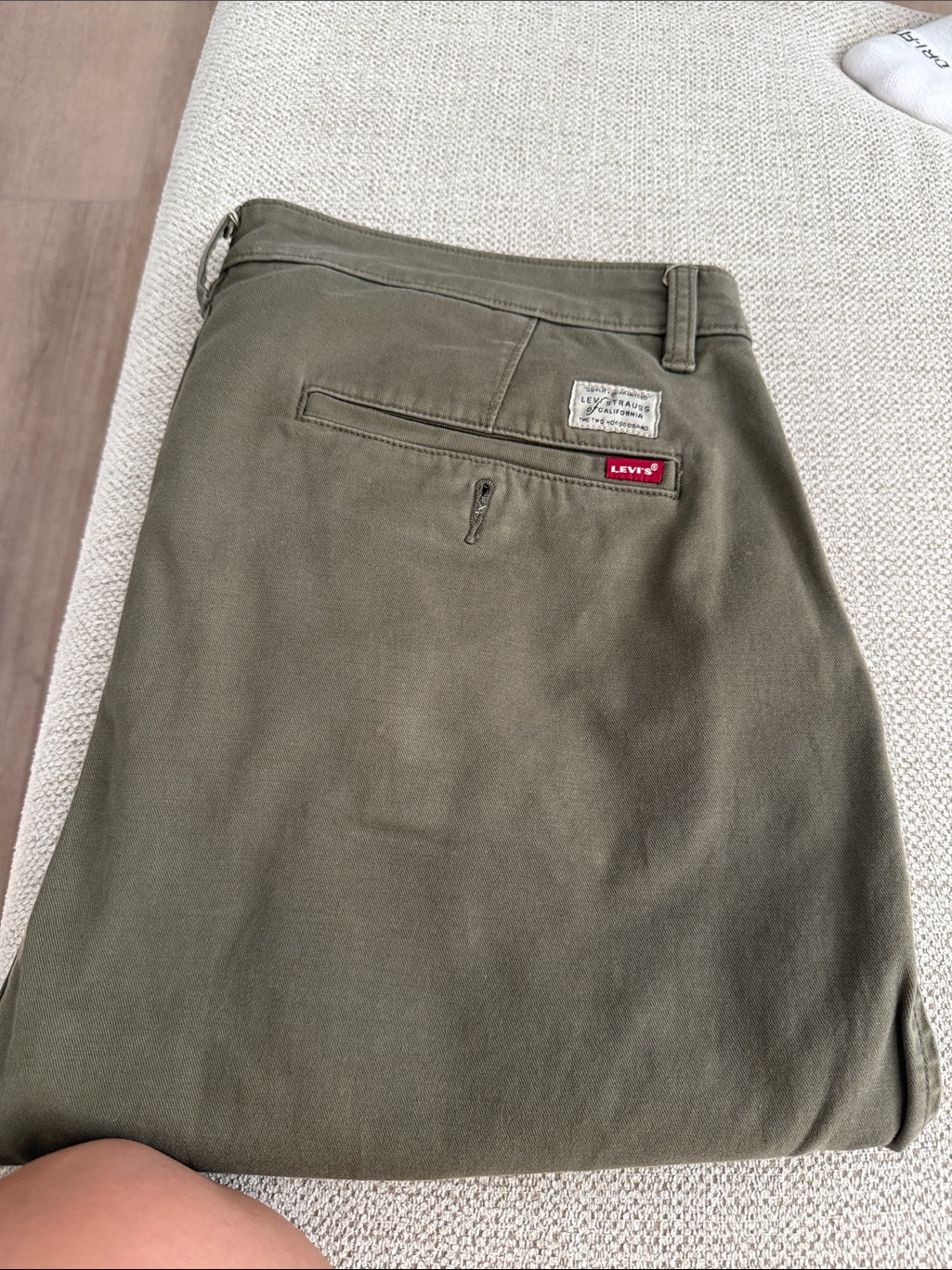 Levi's Olive Utility Chino Pants